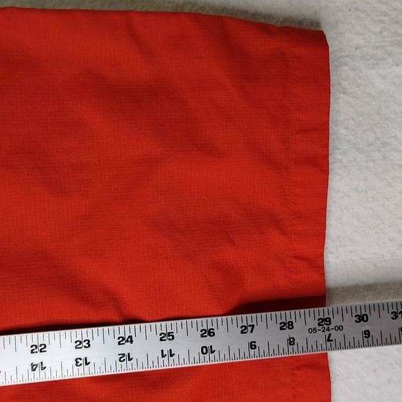 VINTAGE Old Navy Jacket Vest Size 16 Dark Orange Nylon Anorak Y2K Convertible - Picture 8 of 12